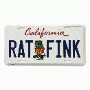 /Rat Fink カリフォルニア プレート