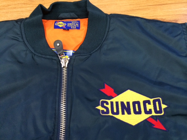 SUNOCO スノコ　刺繍　フライトジャケット　MA-1 L SUNOCO スノコ 刺繍 フライトジャケット MA-1 L - メルカリ